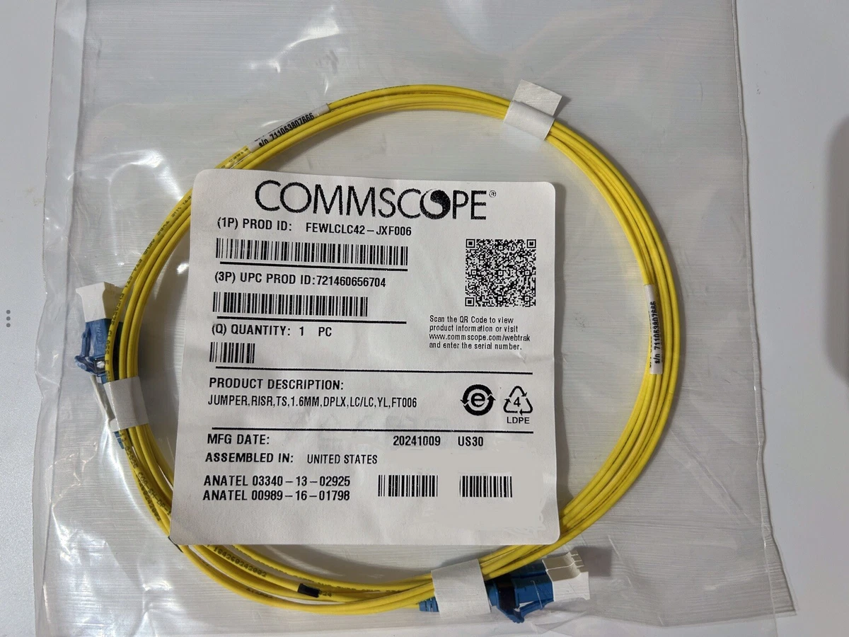 CommScope Single-Mode LC Optical Fiber Cables for sale | eBay