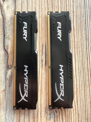 HyperX Fury 16GB DDR3 RAM Kit (2x8GB) 1866MHz CL10   HX318C10FBK2/16