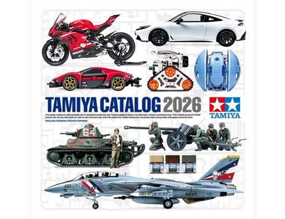 Tamiya 64463 Modellbausatz Katalog/Katalog 2026, (Englisch/Deutsch/Französisch/Spanisch)