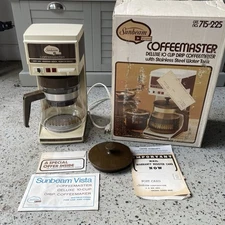 Sunbeam Vista Coffeemaster Deluxe 10 Cup Drip Coffeemaker 715-225