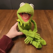 Kermit The Frog Fisher Price Toys 850 1976 Plush Stuffed Doll Vtg I6" muppets