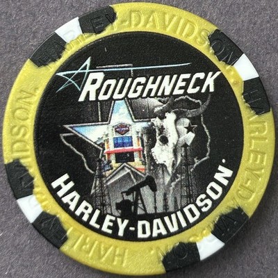 Harley Davidson Wide Print Poker Chip from Roughneck HD in Longview, Texas
