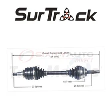 SurTrack TO-8099 CV Axle Shaft for Constant Velocity xf
