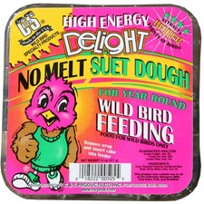 C S High Energy Delight No Melt Suet Dough 11 Ounces, Pack of 12 