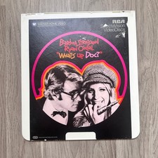 What's Up Doc Barbra Streisand Ryan ONeal 1982 CED Videodisc RCA SelectaVision