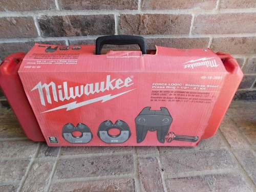 MILWAUKEE 49-16-2691 FORCE LOGIC SS STAINLESS STEEL PRESS RUNG 1-1/2" - 2" KIT - Afbeelding 1 van 7