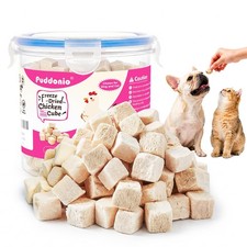 Freeze Dried Chicken Treats for Dogs  Cats, Single Ingredient High Protein S...
