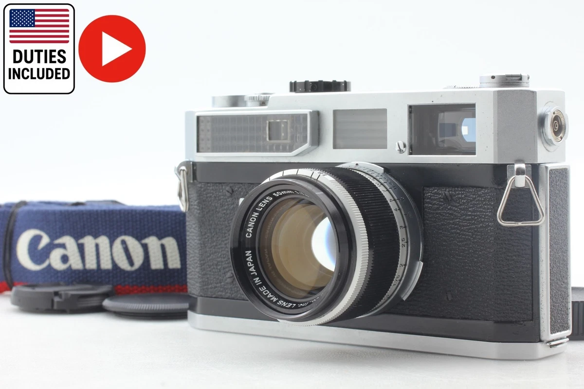 jpdelです。 Canon7　、セット、ビンテージ、希少品 修理完成：元箱入り•キヤノン7黒＋50/1.4 / CANON 7 Black - YouTube