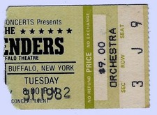 The Pretenders & Single Bullet Theory 1/31/82 Buffalo NY Sheas Rare Ticket Stub