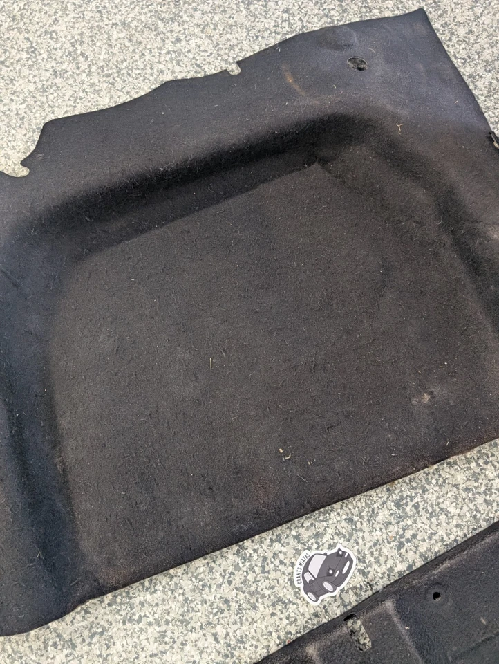 Mazda Miata MX5 1990-1993 OEM maletero alfombra carga juego forro negro NA *LEER* Foto 4 de 4