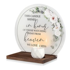 Memorial Candle Sympathy Gifts Wedding Memorial Sign, Memorial Service Decora...