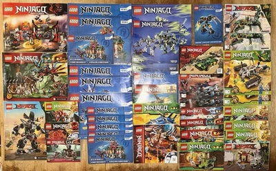 LEGO 40 Pc Ninjago Instructions Manuals Only Assorted Lot - Image 1 of 3