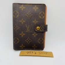 Louis Vuitton Agenda PM  Notebook Cover Monogram Day Planner R20005 Auth FS