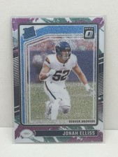2024 Panini Donruss Optic Jonah Elliss Jazz Prizm Rated Rookie SSP Broncos