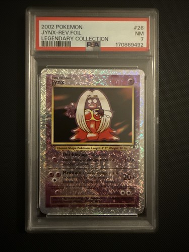 2002 Pokemon Legendary Collection #26 Jynx Reverse Foil  PSA 7