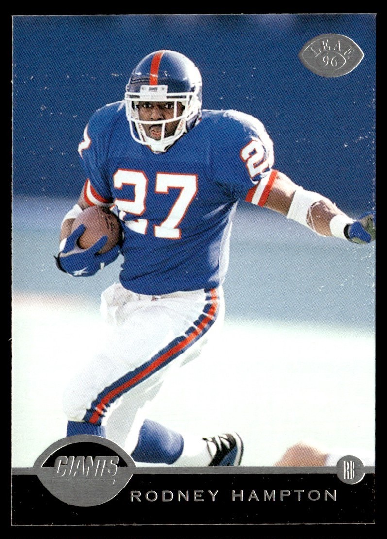 1996 Leaf Collectors Edition Rodney Hampton New York Giants #92