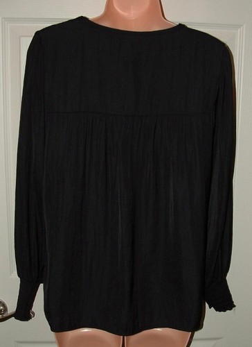 NEU NEU MIT ETIKETT schwarz Gr. Small Freizeit oder Kleid seidig geräumig bequem Shirt KNOX ROSE - Bild 3 von 3