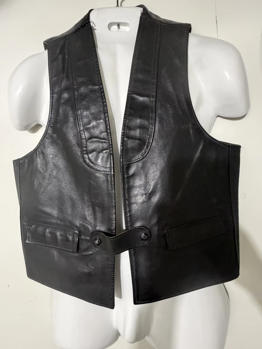 SCHOTT Vest Coats, Jackets & Vests Leather Outer Shell for Men for