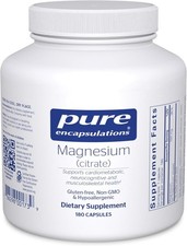 MAGNESIUM CITRATE 180CT PURE ENCAPSULATION