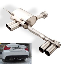 GESTEC Sportauspuff re li je 2x70mm scharfkantig BMW 3er E90 E91 Limo Touring