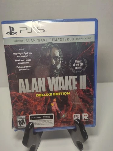 Alan Wake II Deluxe Edition PS5 New Other Sealed Torn Wrap Case Damage