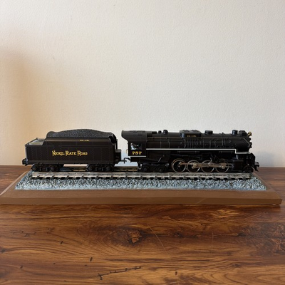 #ad LIONEL NICKEL PLATE 2 8 4 BERKSHIRE LC 2.0 #757 STEAM ENGINE O GAUGE W Display $335.00