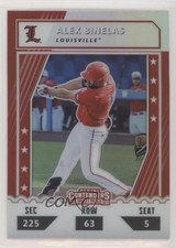 2021 Panini Elite Extra Edition College Tickets Optic Holo Alex Binelas 5ya