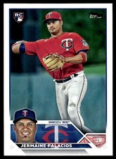 Jermaine Palacios RC 2023 Topps #56 Minnesota Twins 31258 Baseball Card