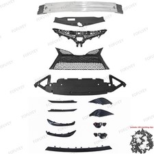 For Camry 2018-2020 Front Grillestrimsbumper Reinforcement Barlower Panel Kit