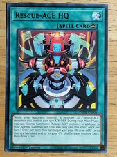 2023 Yu-Gi-Oh Amazing Defenders 1st Edition #AMDEEN008 Rescue-ACE HQ R