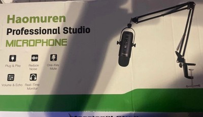 Professionelles Streaming Podcast PC Mac Gaming Mikrofon Studio Kondensatormikrofon Set