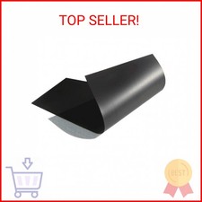Thin  Flexible Magnetic Material Sheet 4 x 12-inch .020 in. thick Black for M
