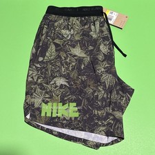 Nike Dri-FIT Stride 7" Lined Green Trail International Running Shorts IH4512 012