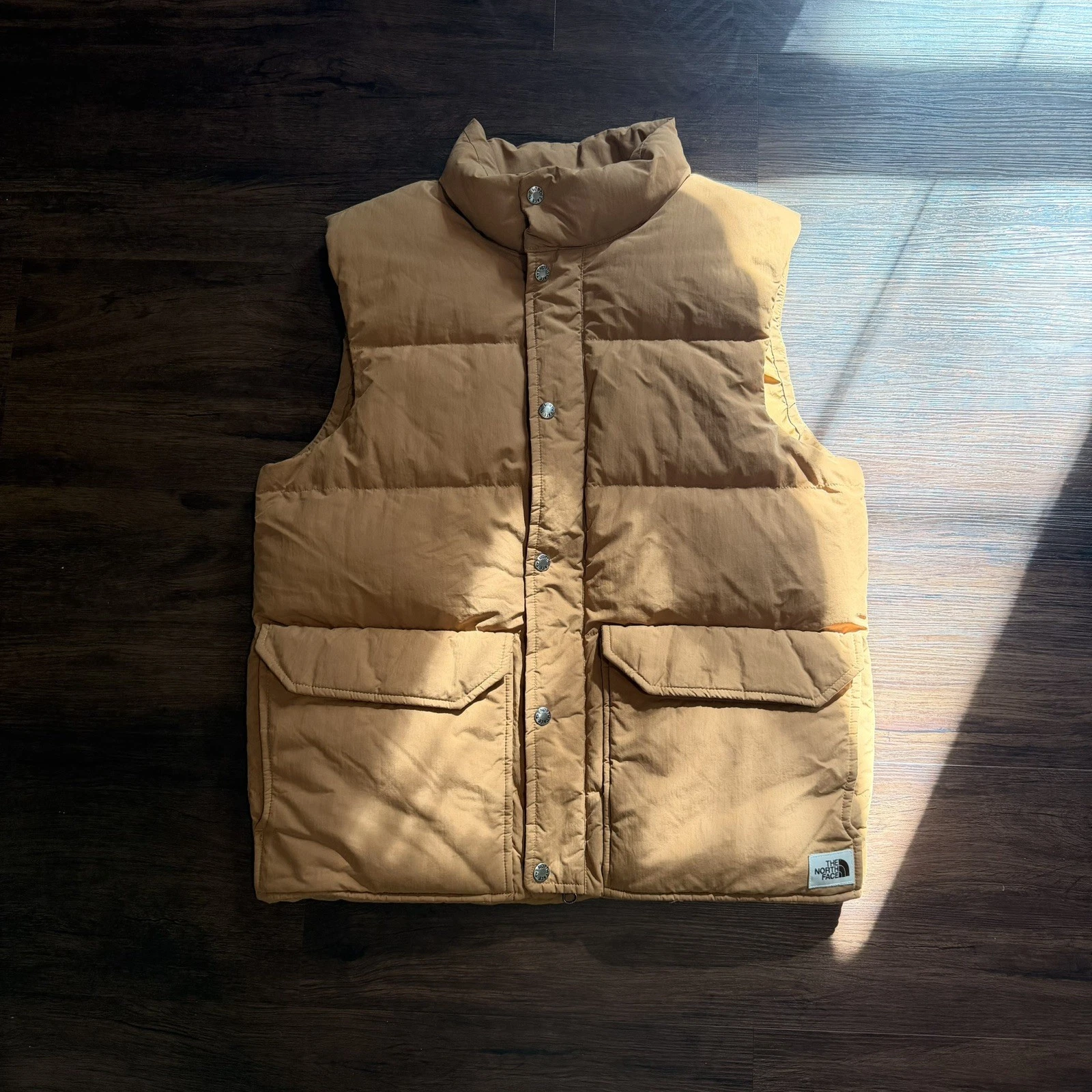 The North Face Brown Label Camp Sierra Puffer Down Vest Rare VTG Medium