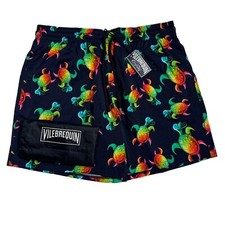 Image of Vilebrequin Mens Swim Shorts - Moorise Rainbow Turtles Style: MSOH2F54