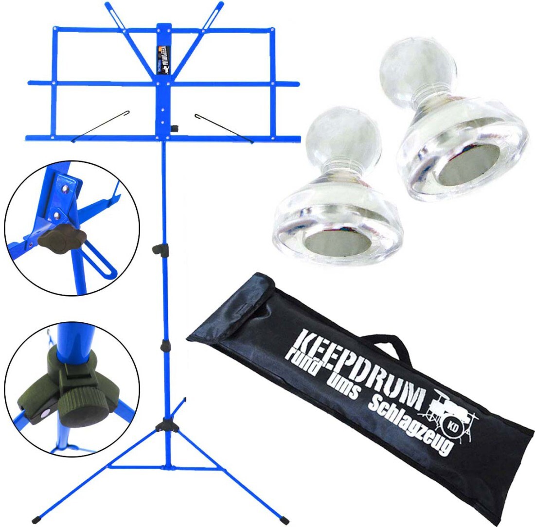 keepdrum MUS2BL Notenstnder Blau 10 Magnete 6690₽