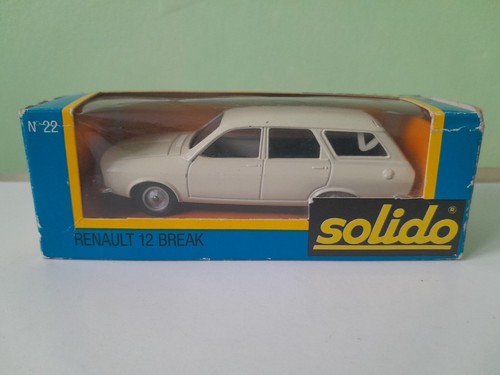 Solido Gam1 No 22 Renault 12 Break boxed Maßstab 1:43 creme