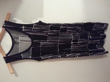 Womens Banana Republic Dress S Small Black Cotton