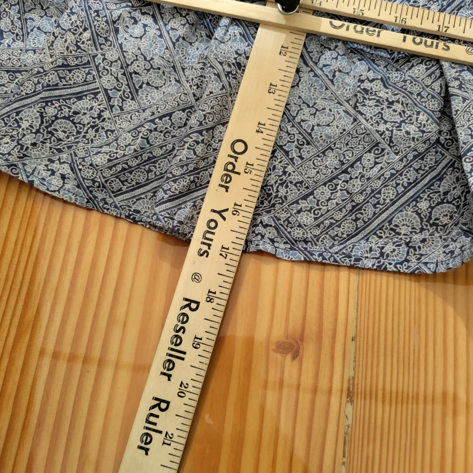 Womens american eagle blue pleated skirt sz xs Foto 3 de 4