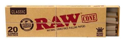 RAW Classic King Size Papercones 20 Cones Hülsen