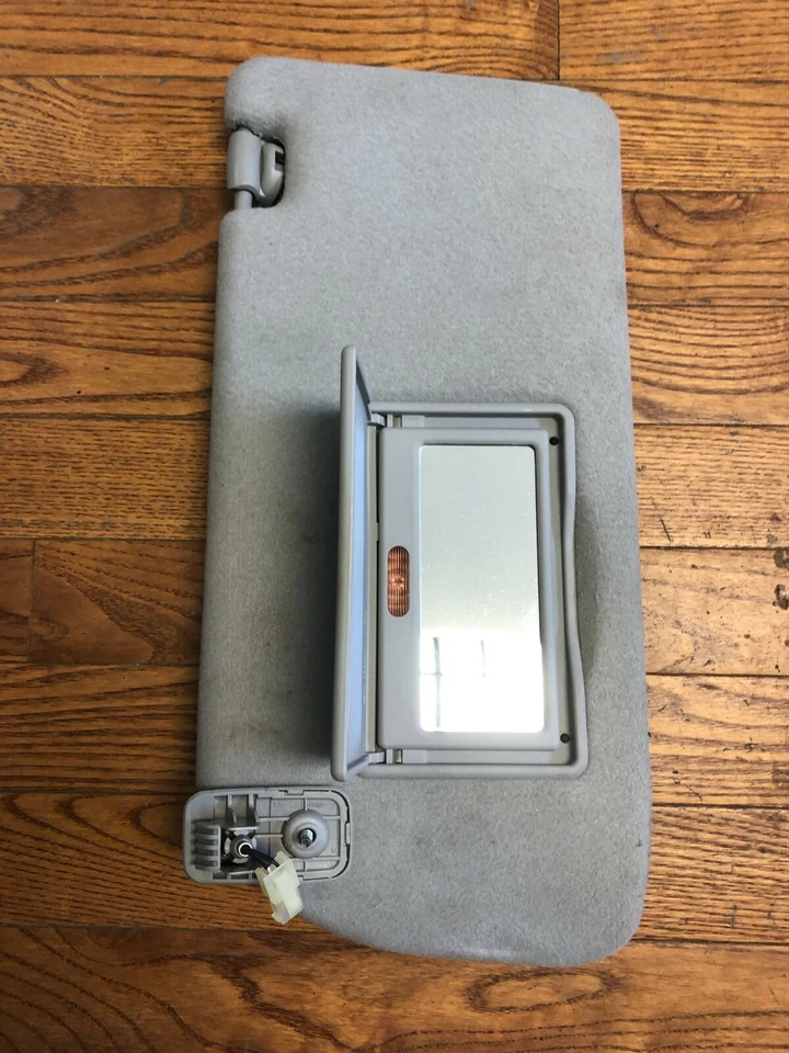 2005-2007 NISSAN XTERRA OEM Driver Left Passenger Right Sun Visor Set Gray Cloth Foto 4 de 4