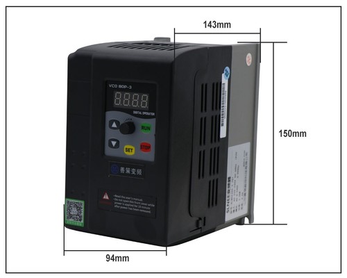 CNC Spindle Motor 2.2KW Water Cooled Kit ER20 AC220V 24000RPM 2.2KW VFD Inverter - Picture 12 of 22
