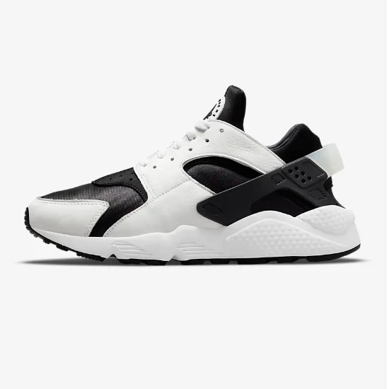Huarache shoes black and clearance white