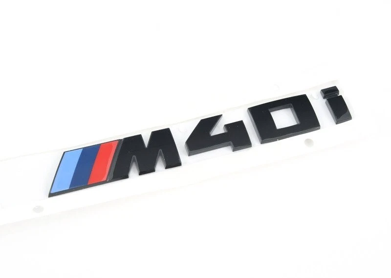 BMW X3 G01 M40i Gloss Rear Badge Decal 185mmx24mm Black Genuine