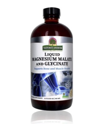 Nature's Answer Liquid Magnesium Malate and Glycinate- 16 fl oz (480 ml)