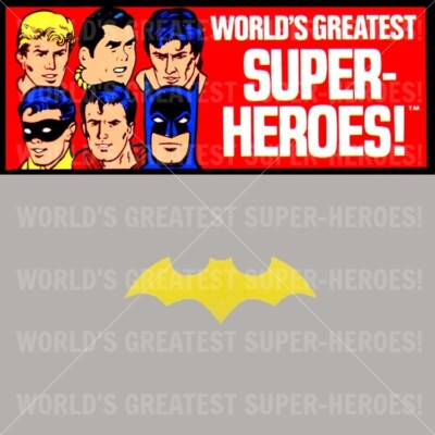 Mego Batgirl Decal for World's Greatest Superheroes 8'' Action Figure