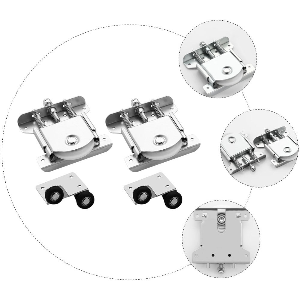 Sliding Wardrobe Door Parts Set Rollers, Track, Wheel, Runner