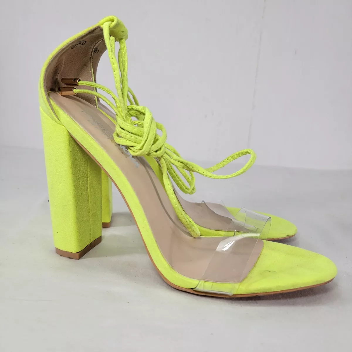 Neon heels fashion nova best sale