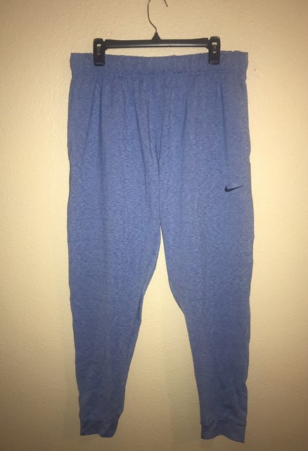 Nike Yoga Dri Fit Trousers Pants Size 2xl Royal Blue Joggers Mens At5696-455  for sale online | eBay