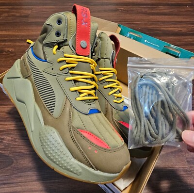  Discontinued Brand New Puma RS-X Mid Militia Deep Lichen Green Size 8.5 Mens